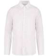 NS502 Native Spirit Washed Long Sleeve Shirt Washed White colour image
